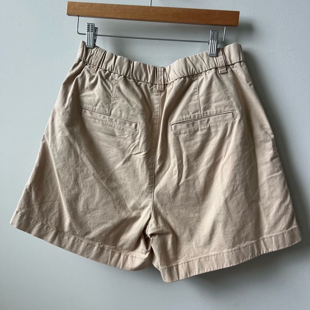 GAP Tan Bermuda Shorts Relaxed Fit Cotton Blend - Picture 6 of 7